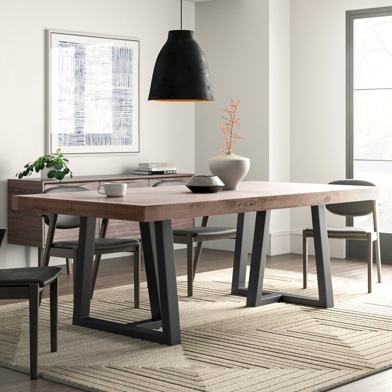 Paloma Pine Solid Wood Dining Table & Reviews | AllModern